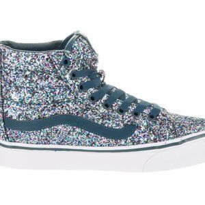 Glitter Vans High-Top Sneakers